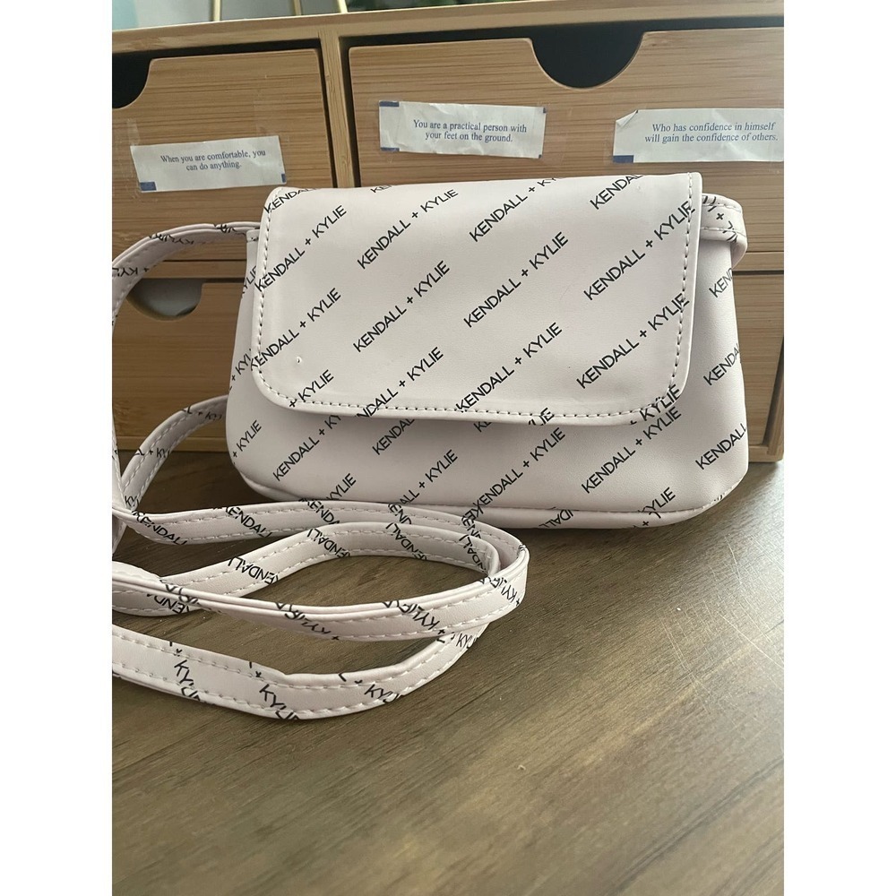 6/$25 Kendall and Kylie Baby Pink Monogrammed Crossbody
